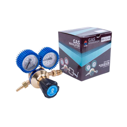 Europe Type 64B Series Brass+Aluminum Welding Regulator For Oxygen Acetylene With Pressure Gauges